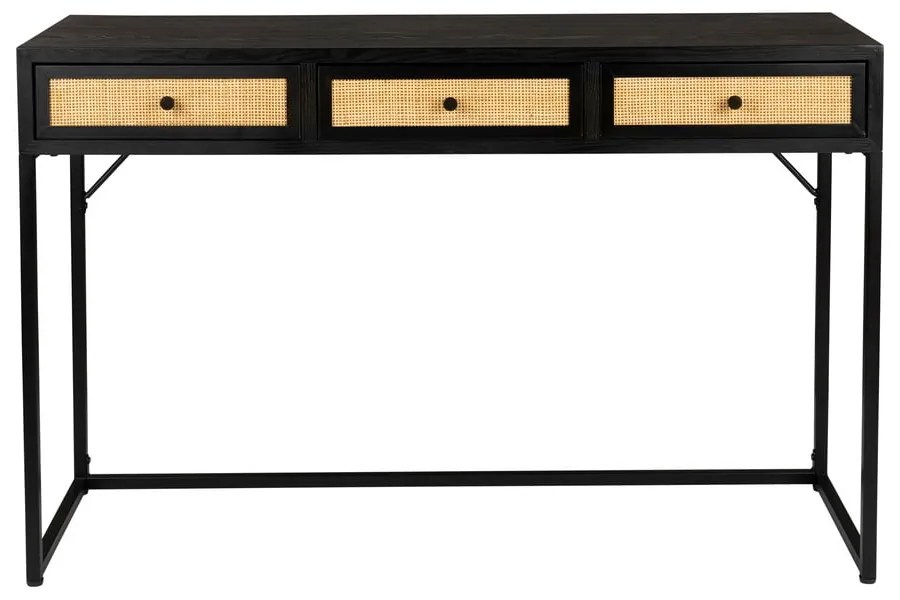 Черна конзолна маса 40x120 cm Guuji – White Label