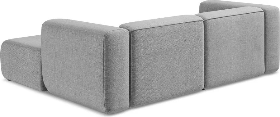 Светлосив ъглов диван (десен ъгъл) Ekahi – Makamii