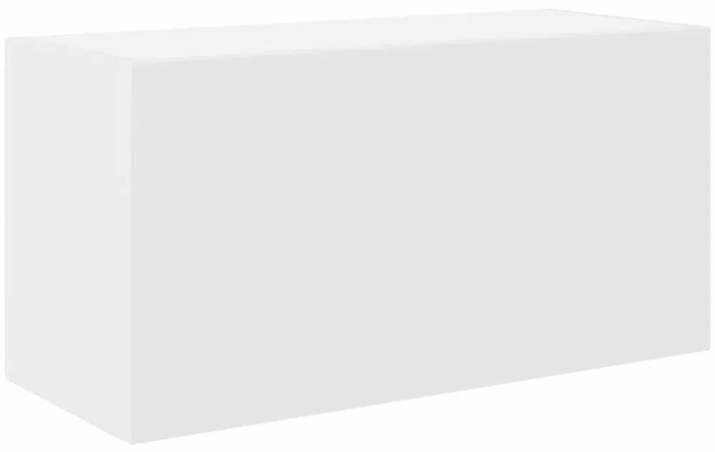 860058 vidaXL Стенни шкафове за баня бели 60x25x30 cm Инженерна дървесина