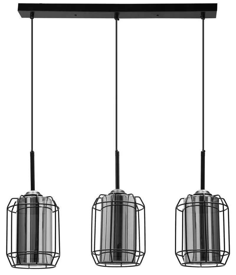 Черна висяща лампа 15x67 cm Jonera - Candellux Lighting