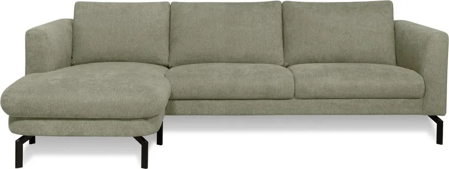 Светлозелен ъглов диван (ляв ъгъл) Gomero – Scandic