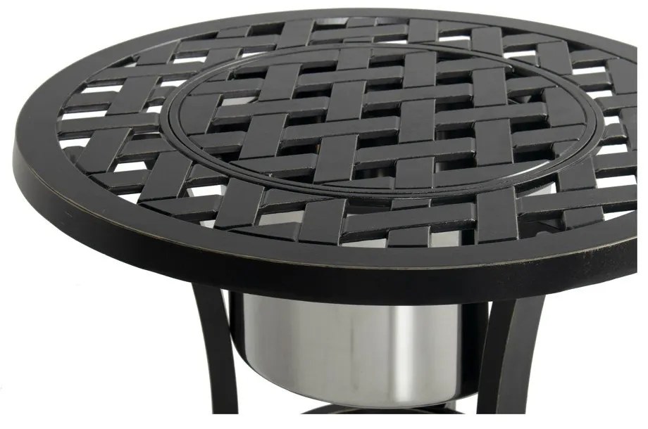 Алуминиева кръгла градинска маса за съхранение ø 54,5 cm Rosario – Hartman