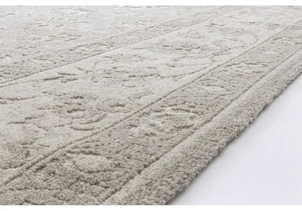 Сив вълнен килим 160x230 cm Kirla - Agnella