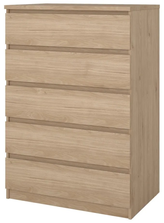 Скрин от дъбов декор в естествен цвят 77x111x50 cm Naia – Tvilum