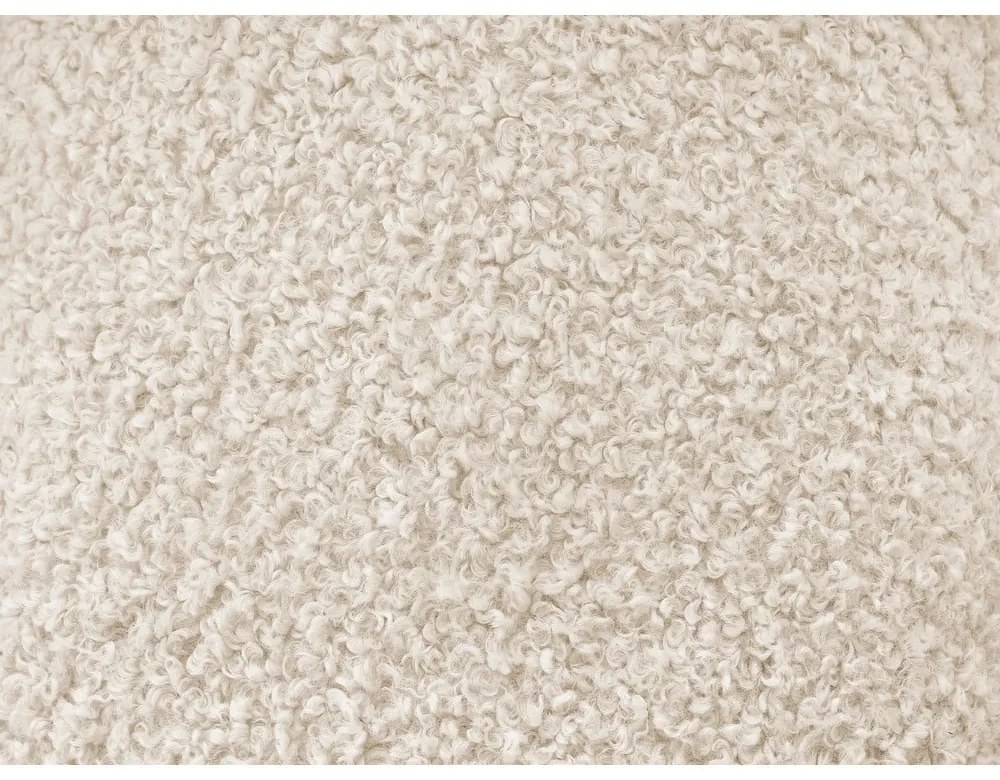 Бежова табуретка от прежда с примки от букле Hippolyte – Bobochic Paris