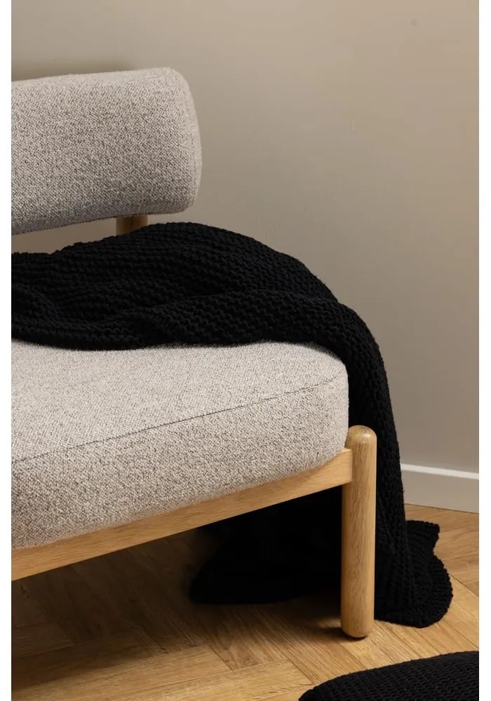 Бежово кресло от плат букле Burley – Actona