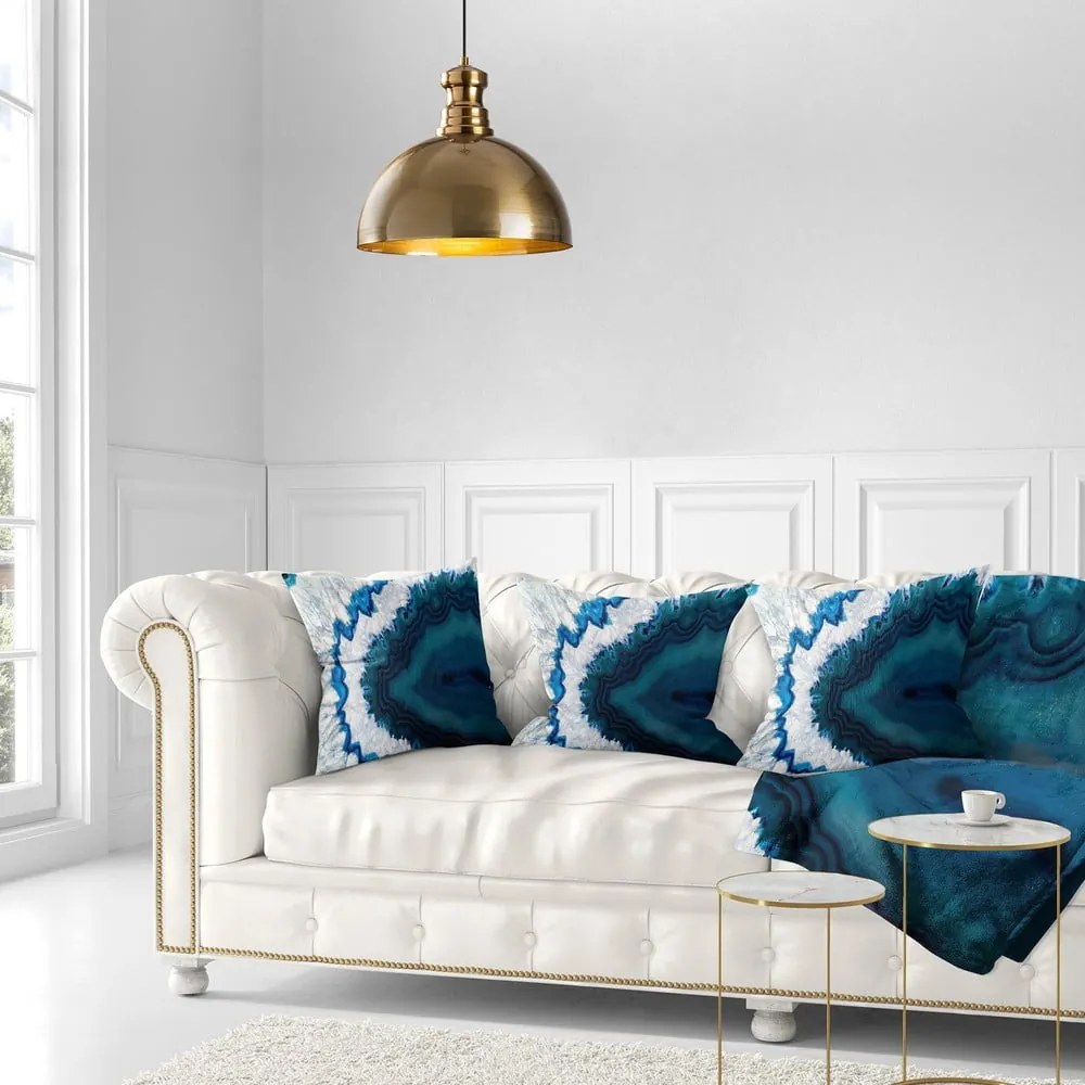 Висящо осветително тяло в златист цвят с метален абажур ø 40 cm Vamp – Opviq lights