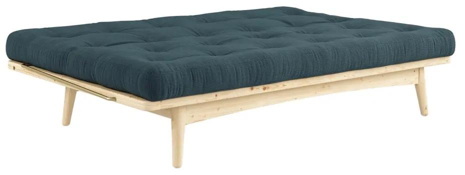 Променлив диван от велур / бледосиньо Folk Raw - Karup Design