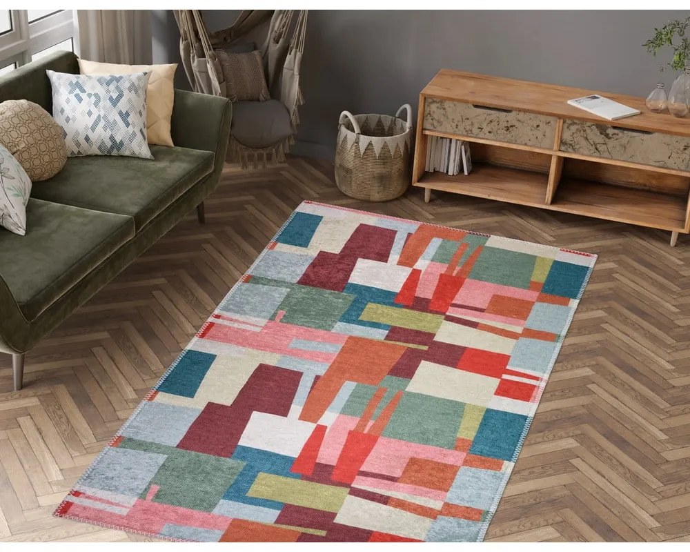 Килим подходящ за пране 120x180 cm Blocks of Fun – Vitaus