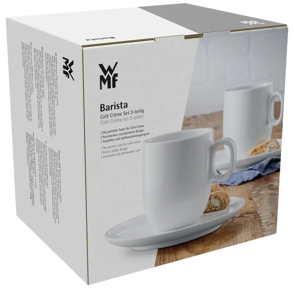 Бели порцеланови чаши за еспресо в комплект от 2 броя 170 ml Barista - WMF