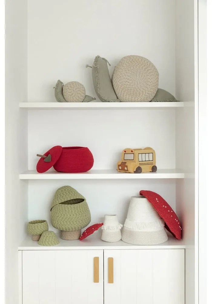 Зелена текстилна детска кошница за играчки ø 25x36 cm Big Tree – Lorena Canals