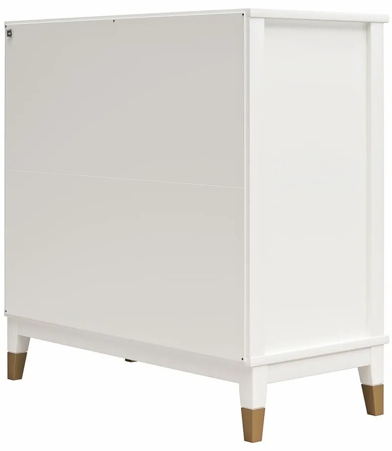 Бяло шкафче 84x84 cm Westerleigh – CosmoLiving by Cosmopolitan