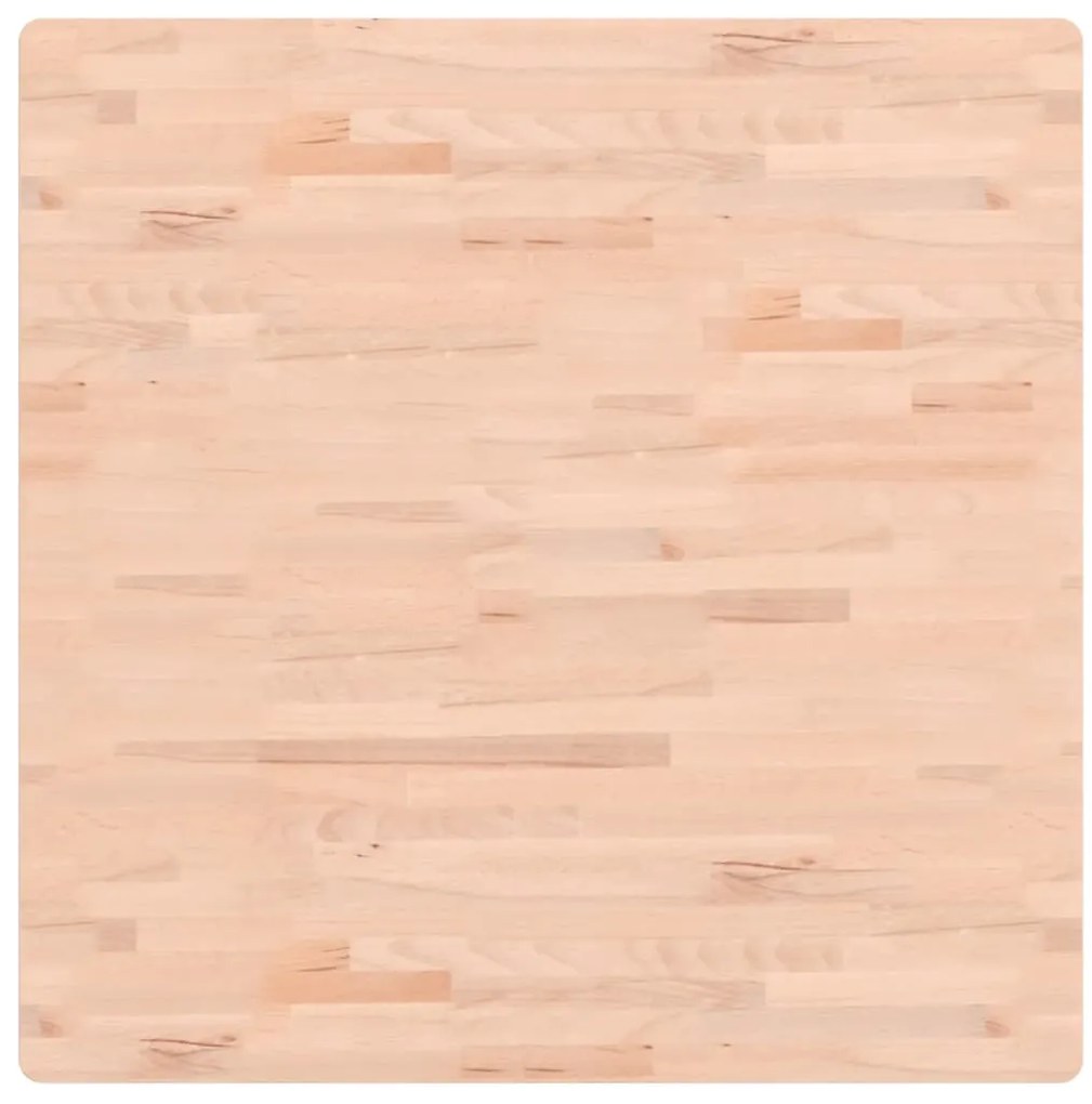 355959 vidaXL Плот за маса 90x90x2,5 см квадратен масивен бук