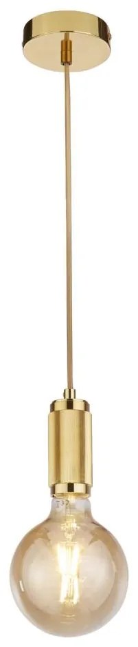 Searchlight 77651GO - Полилей на кабел SUSPENSION 1xE27/60W/230V, златист