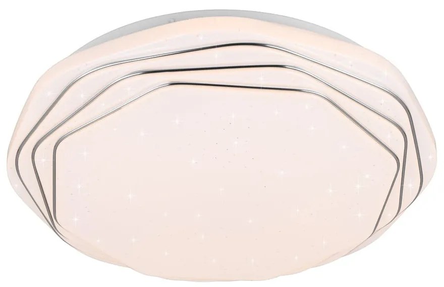 Бяло LED осветително тяло за таван ø 38 cm Dizzy – Trio