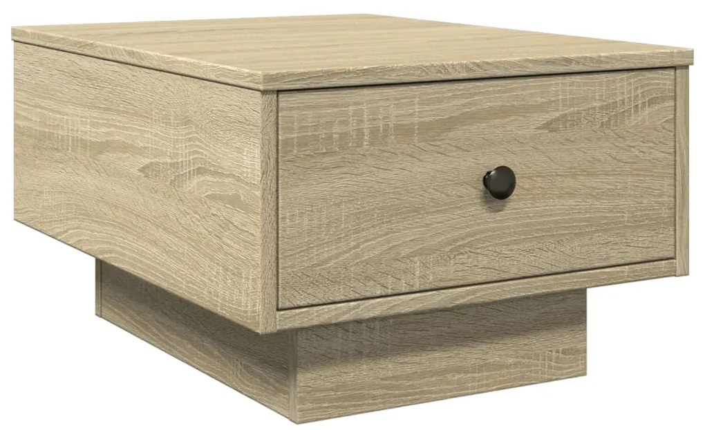 848082 vidaXL Маса за кафе, дъб сонома, 60x45x31 см, инженерно дърво