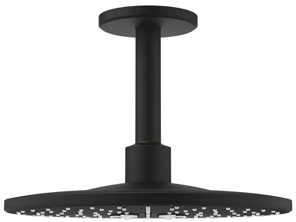 Душ пита 22124KF0 Rainshower SmartActive 310, Grohe, 14,2см, 2 струи, платнинено черно