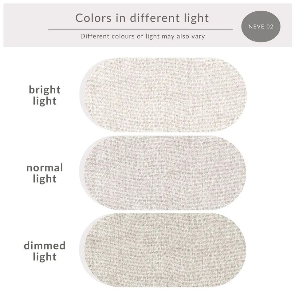 Кремаво тапицирано двойно легло с място за съхранение с включена подматрачна рамка 140x200 cm Baleine – Maison de Rêve