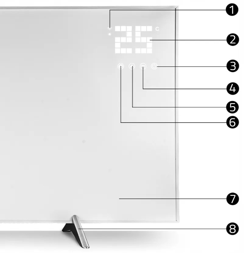 Електрически инфрачервен радиатор MALTEC 770W