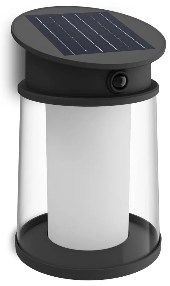 Philips LED соларен стенен сензор JUDA LED/3,2W/3,7V 2700K IP44