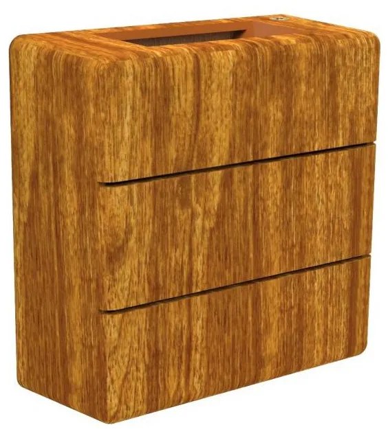 Immax 08523L - LED външно стенно осветително тяло LUXLINE 6W/230V 3000K IP54 цвят орех