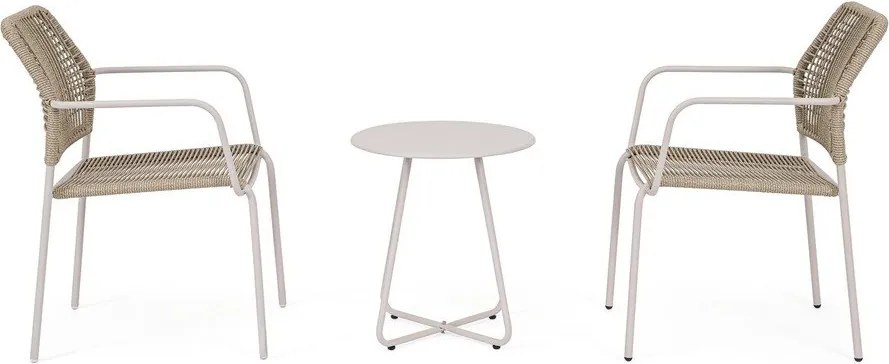 Стоманена кръгла градинска масичка ø 45 cm Jable – Bizzotto