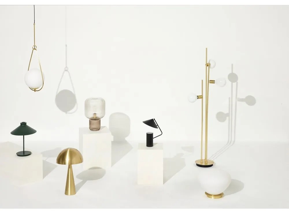 Тъмнозелена настолна лампа (височина 38 cm) Shape – Hübsch