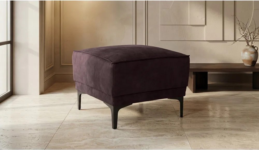 Кафява табуретка от изкуствена кожа Copenhagen - Scandic