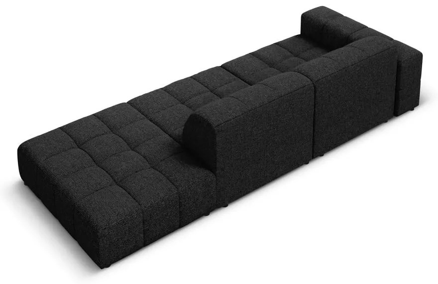 Антрацит шезлонг (ляв ъгъл) Chicago – Cosmopolitan Design