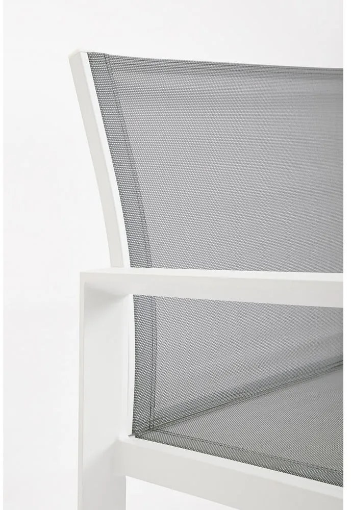 Бял алуминиев градински комплект от за отдих за 4 Kallen – Bizzotto