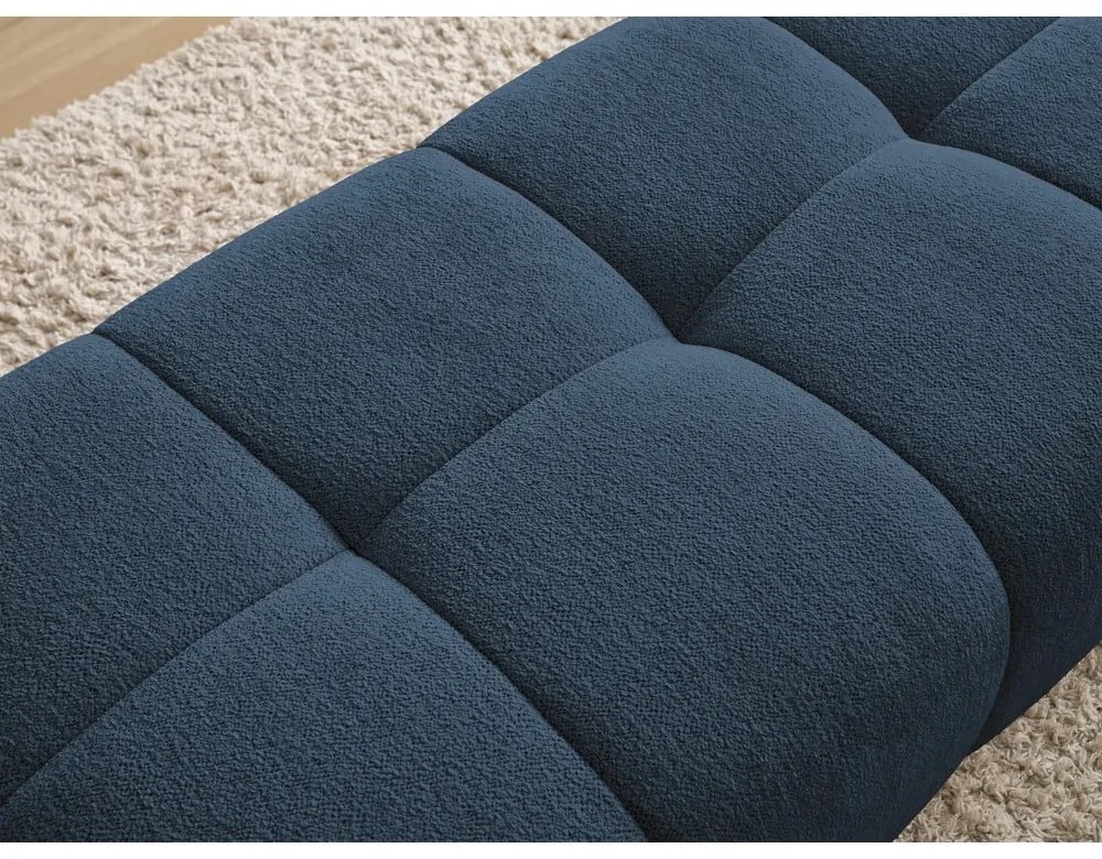 Тъмносиня шенилова табуретка Everest – Bobochic Paris