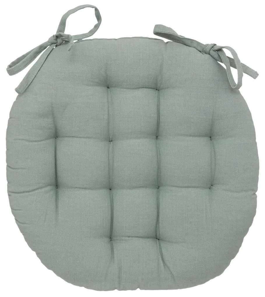 Кръгла възглавница за стол atmosphera Anjali, 38 cm - Сив