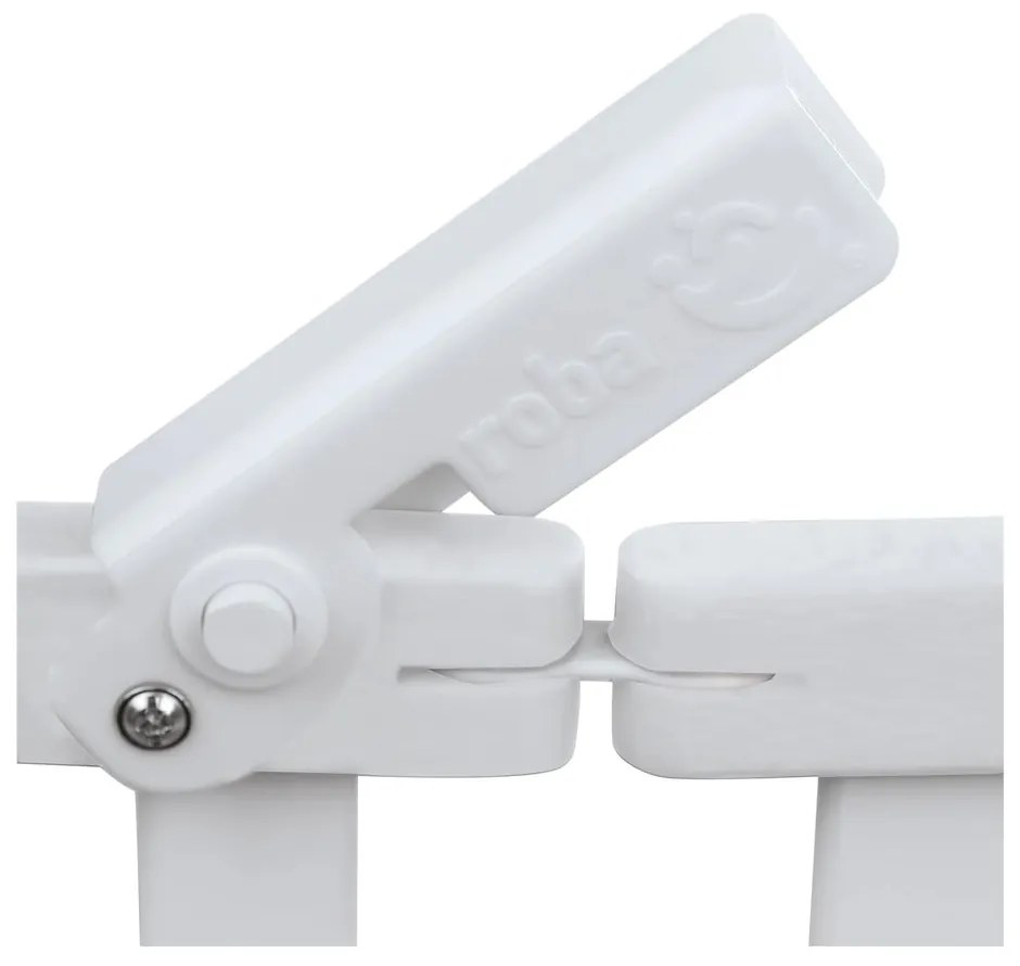 Бяло сгъваемо легло на колела 60x120 cm Fold up - Roba