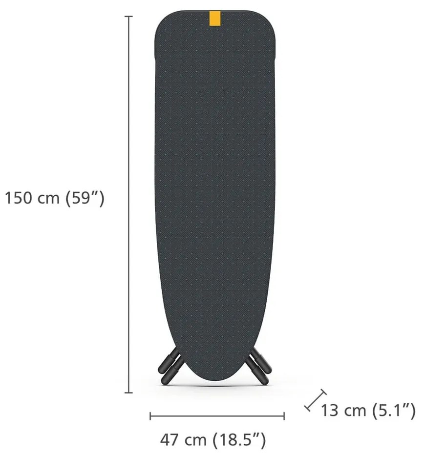 Дъска за гладене 135x45 cm Glide Max Plus – Joseph Joseph