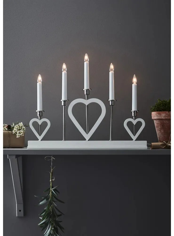 Бяла коледна светлинна украса Melissa – Markslöjd