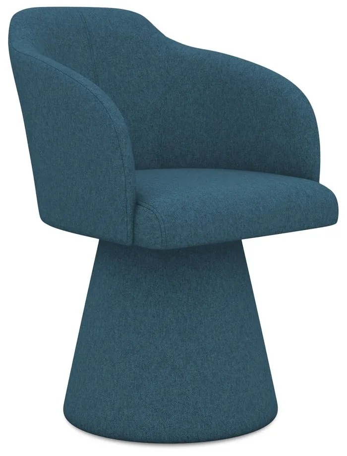 Син тапициран трапезен стол Kanoa – Makamii