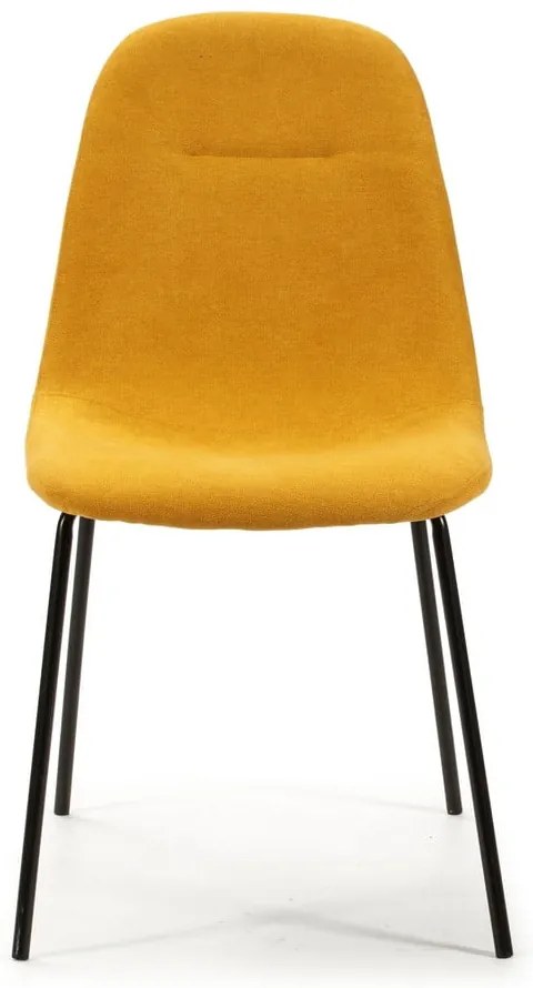 Жълти трапезни столове в комплект от 4 бр. Renne – Marckeric