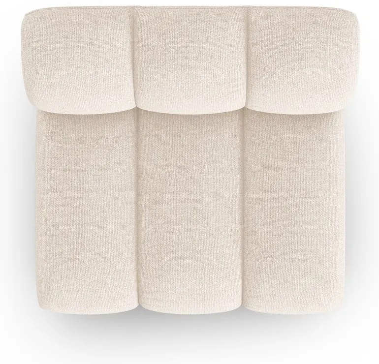 Кремав модулен диван (среден модул) Lupine – Micadoni Home