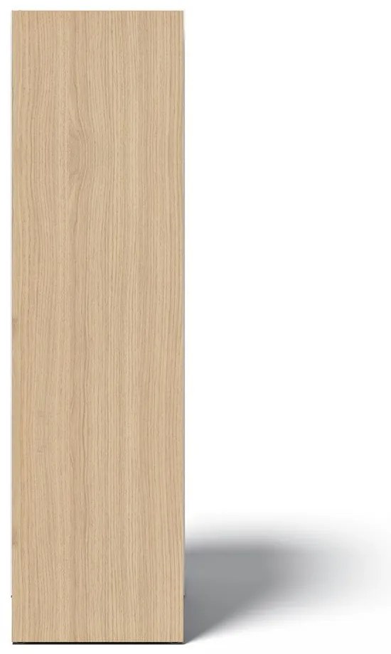 Бяла етажерка за книги в дъб 40x114 cm Ella - TemaHome