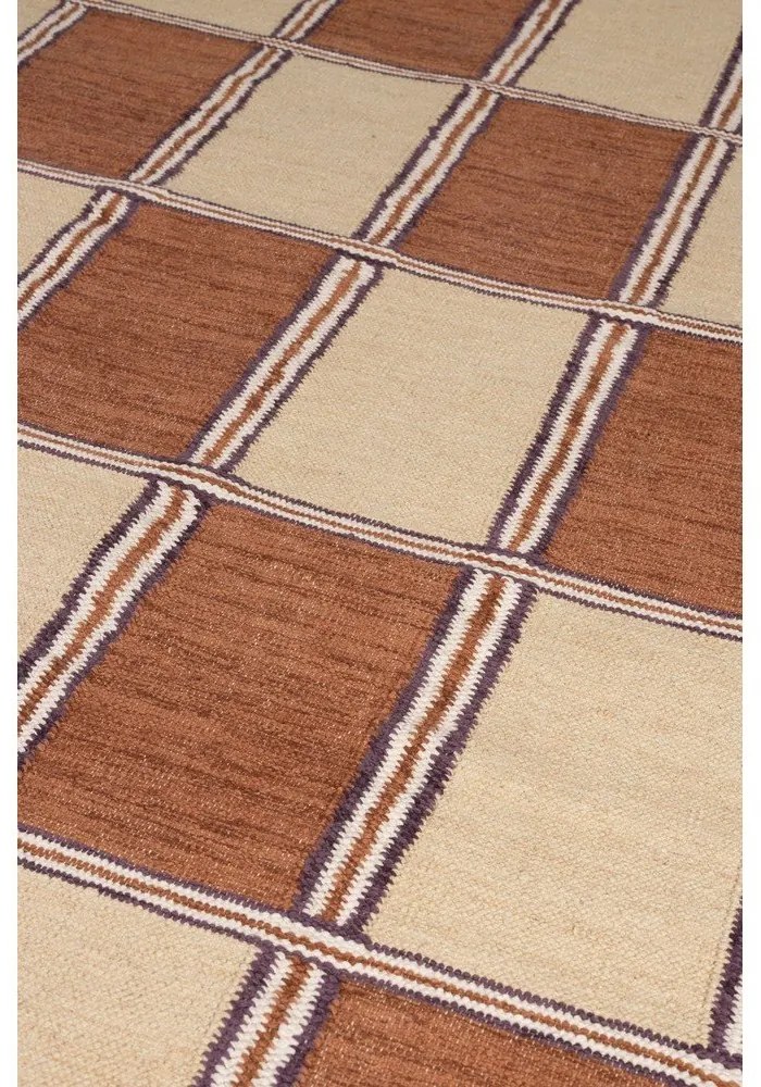 Теракотен памучен килим 200x300 cm Gambit – Dutchbone