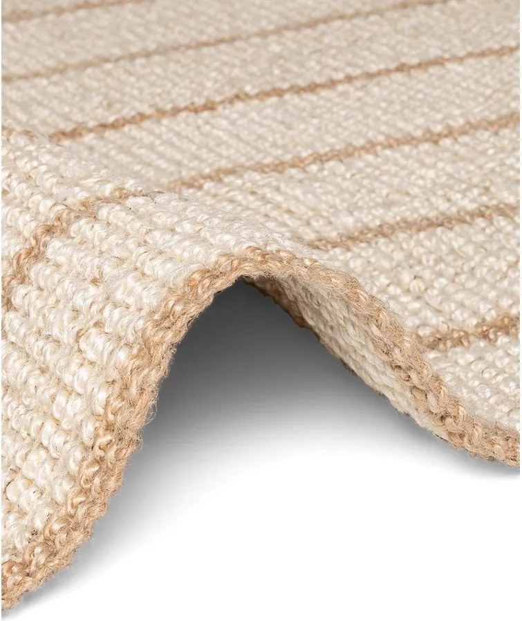 Кремав ръчно изработен ютен килим 160x230 cm Harvest Sierra – Elle Decoration