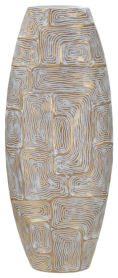 Ваза от полирезин в златисто (височина 59,5 cm) Eclips – Mauro Ferretti