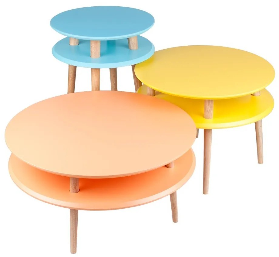 Světle šedý konferenční stolek Ragaba UFO, ⌀ 57 cm