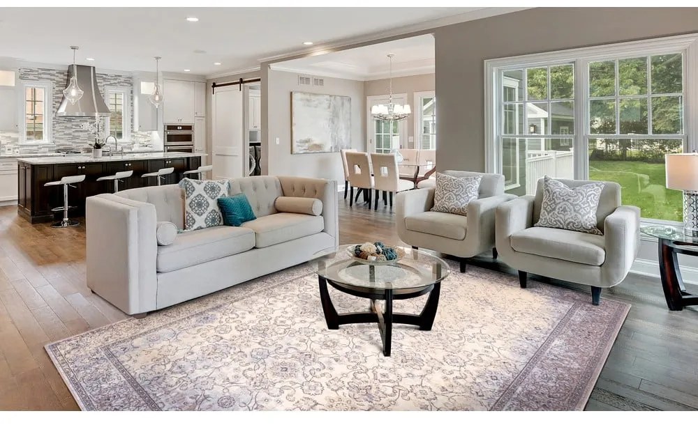 Кремав вълнен килим 200x300 cm Jennifer - Agnella