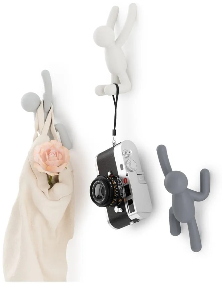 Пластмасови куки за стена в комплект от 3 броя Buddy - Umbra