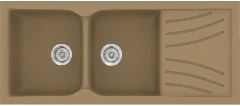 Мивка Sanitec 332-Metallic Coffee