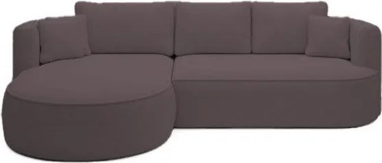 Ъглов диван Айрис Мини-кафяв-ляв