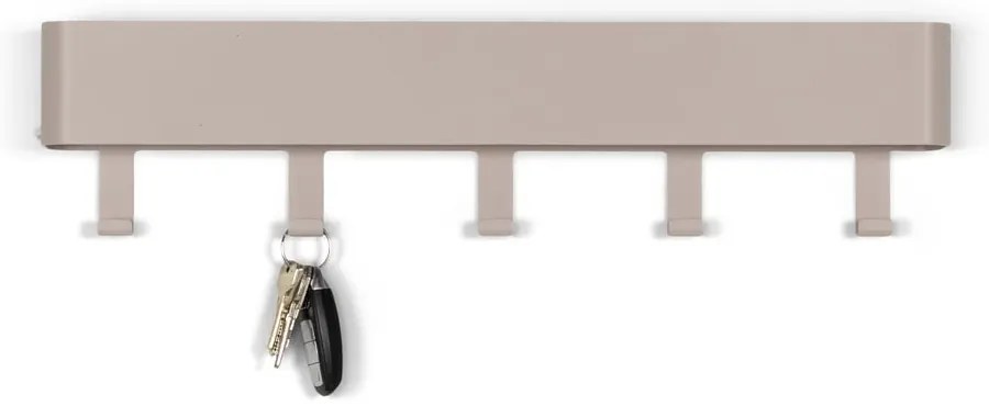 Кафяво-сива метална стенна закачалка с рафт 52 cm Dax Play – Spinder Design