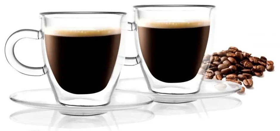 Комплект от 2 чаши с двойна стена Amo Espresso, 50 ml - Vialli Design