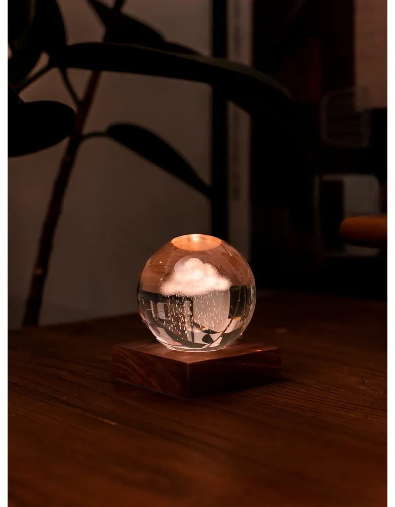 Тъмнокафява светлинна декорация с USB Amber – Gingko